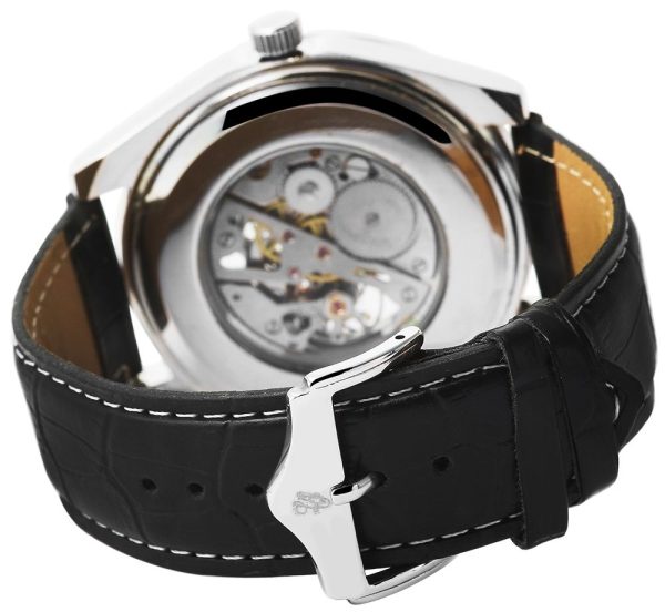Classique mechanikai férfi karóra műbőr szíjjal - Image 3